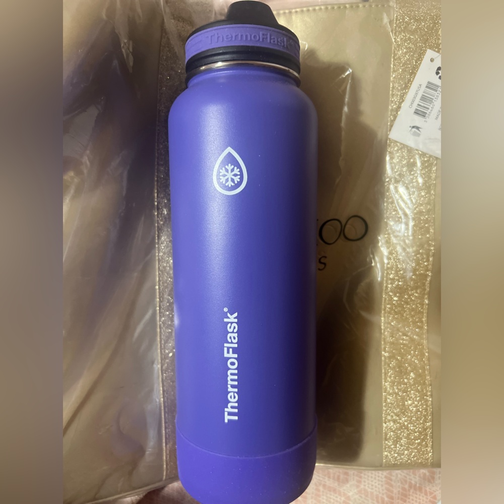 thermoflask purple water bottle